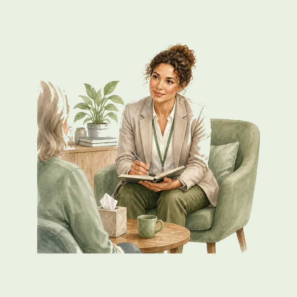 Social Worker (Adult Services) HRHeaven role illustration for Social Work employment contract pages