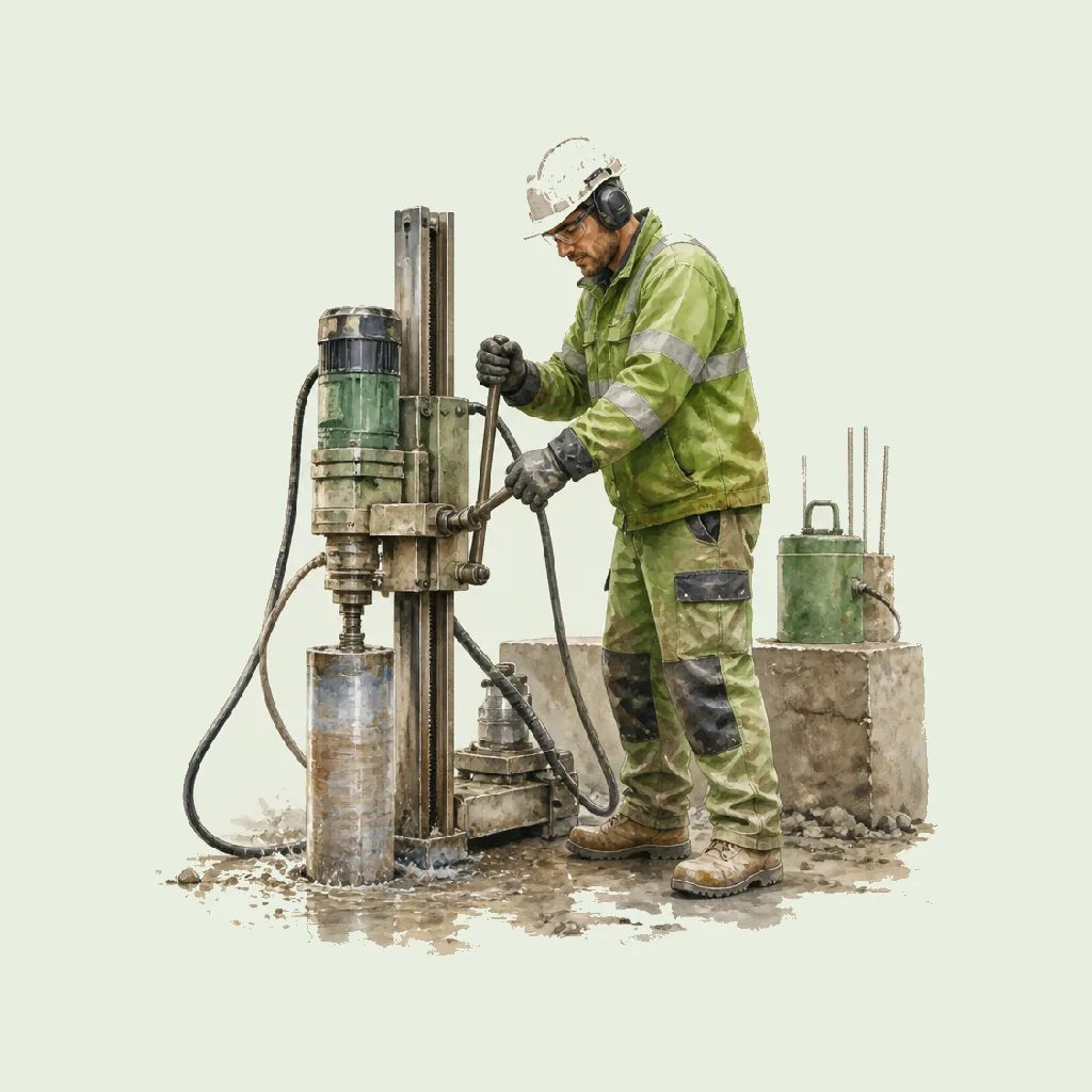 Driller (Construction) HRHeaven role illustration for Specialist Construction employment contract pages