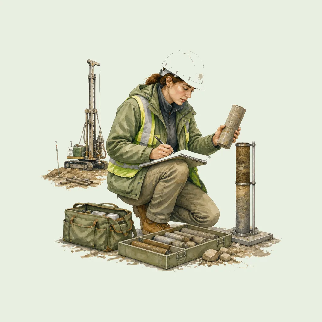 Geotechnical Engineer HRHeaven role illustration for Specialist Construction employment contract pages