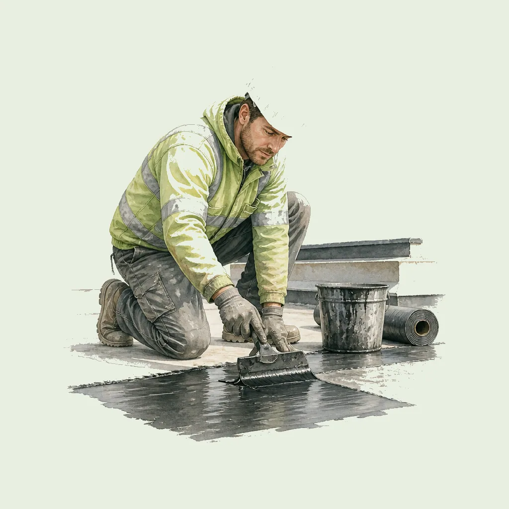 Mastic Asphalter HRHeaven role illustration for Specialist Construction employment contract pages