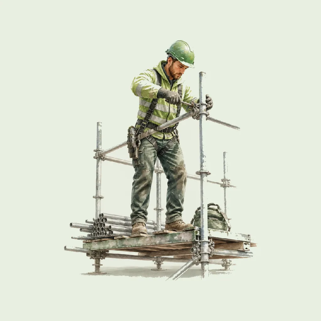 Scaffolder HRHeaven role illustration for Specialist Construction employment contract pages