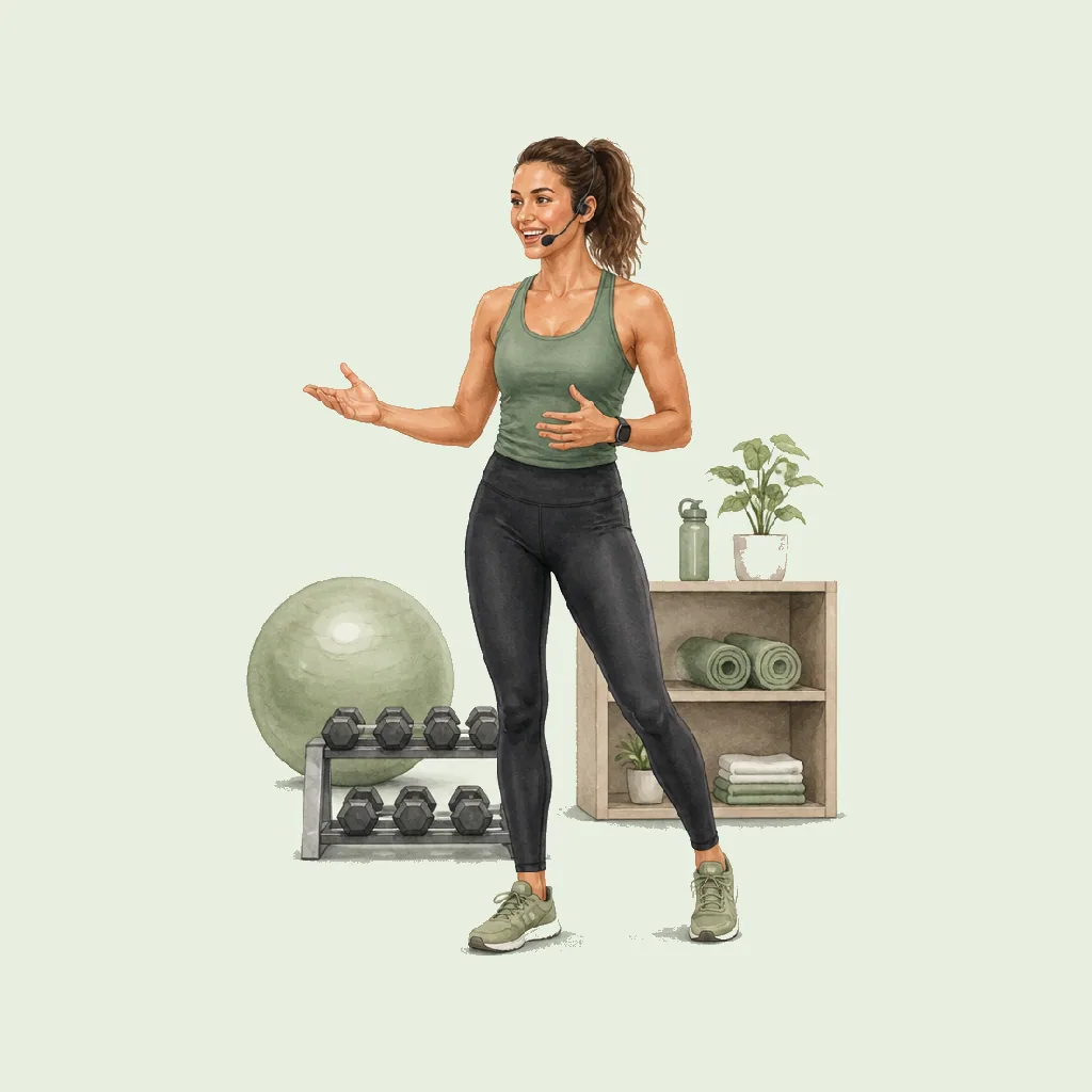 Fitness Instructor (General) HRHeaven role illustration for Sports & Recreation employment contract pages