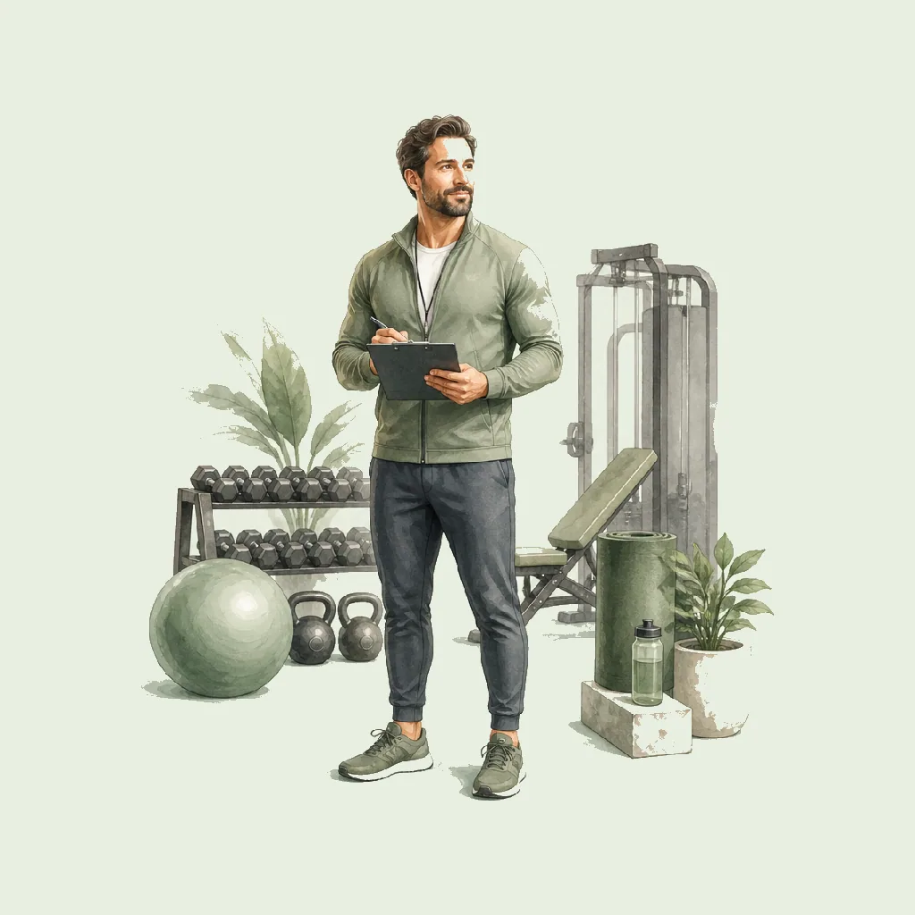 Fitness Manager (Club) HRHeaven role illustration for Sports & Recreation employment contract pages