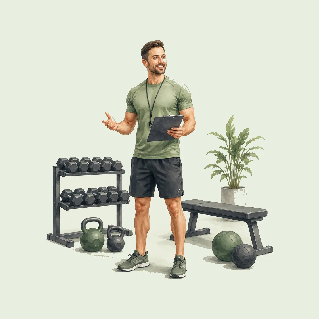 Gym Instructor (Level 2) HRHeaven role illustration for Sports & Recreation employment contract pages