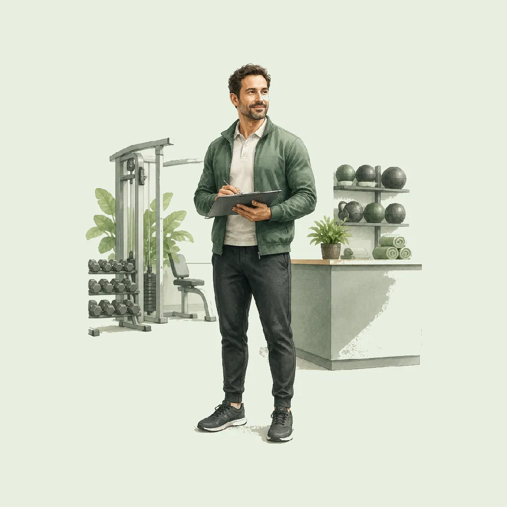 Gym Manager HRHeaven role illustration for Sports & Recreation employment contract pages