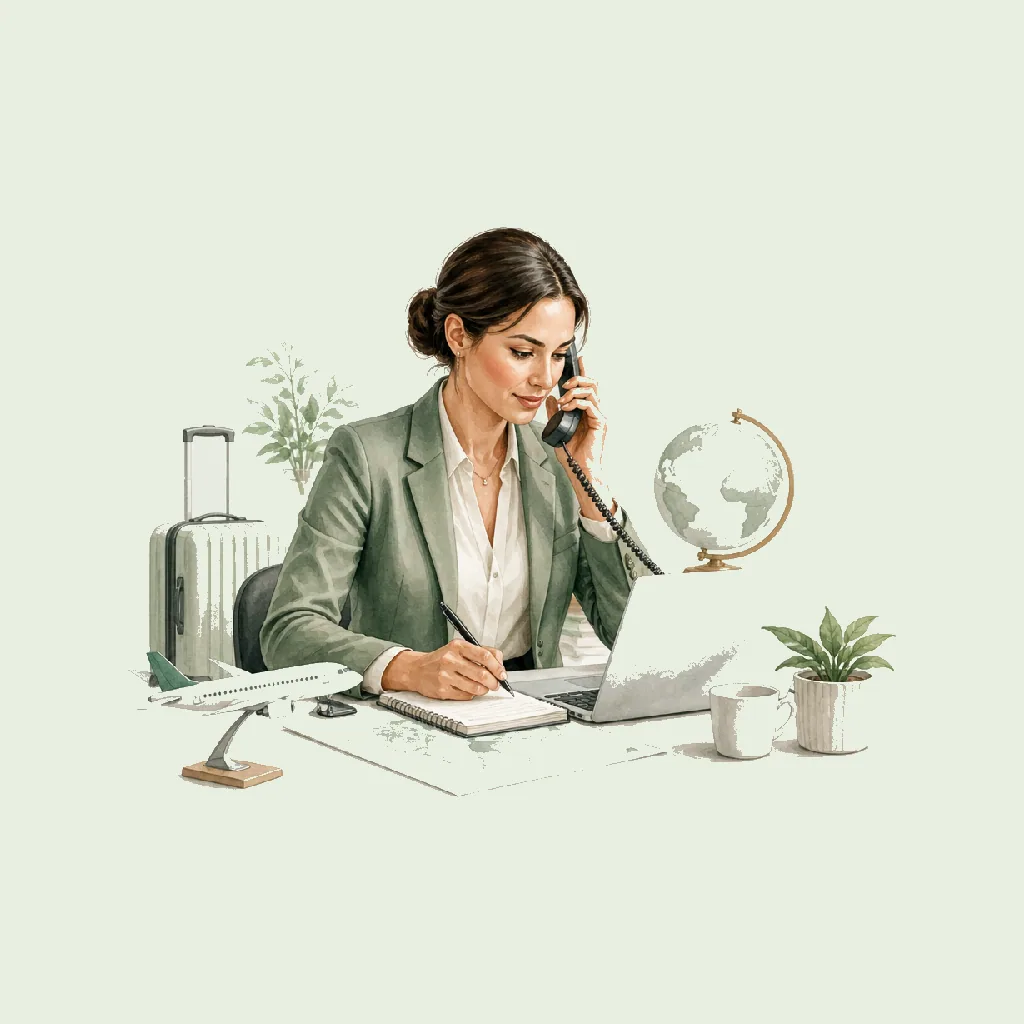 Corporate Travel Manager (Business) HRHeaven role illustration for Travel & Tourism employment contract pages