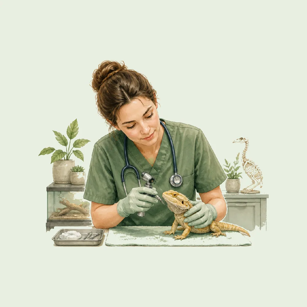 Vet (Exotics/Zoo) HRHeaven role illustration for Veterinary employment contract pages