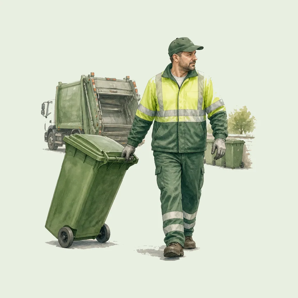 RCV Driver (Curotto Can) HRHeaven role illustration for Waste & Remediation employment contract pages