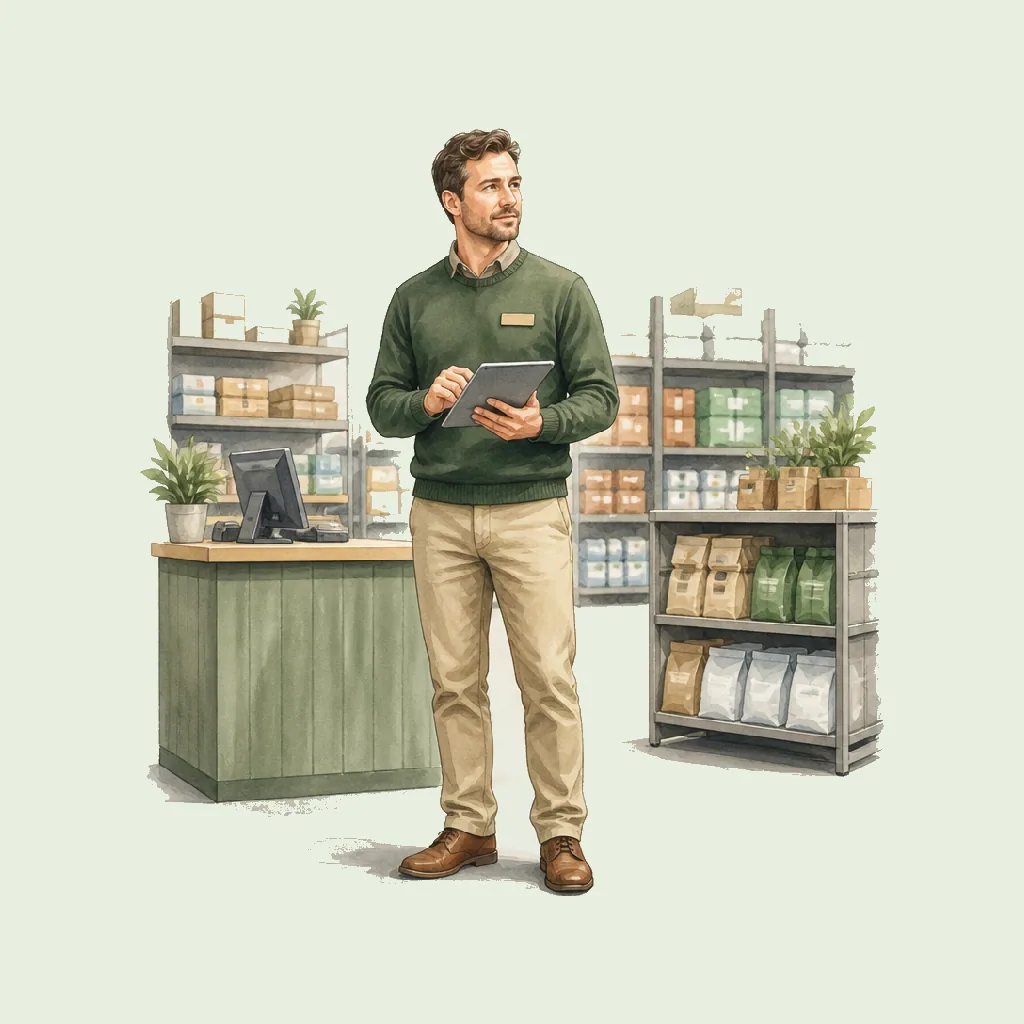 Deputy Store Manager HRHeaven role illustration for Wholesale & Retail employment contract pages